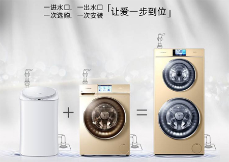卡薩帝雙桶洗衣機二維碼好色先生入口標簽製作